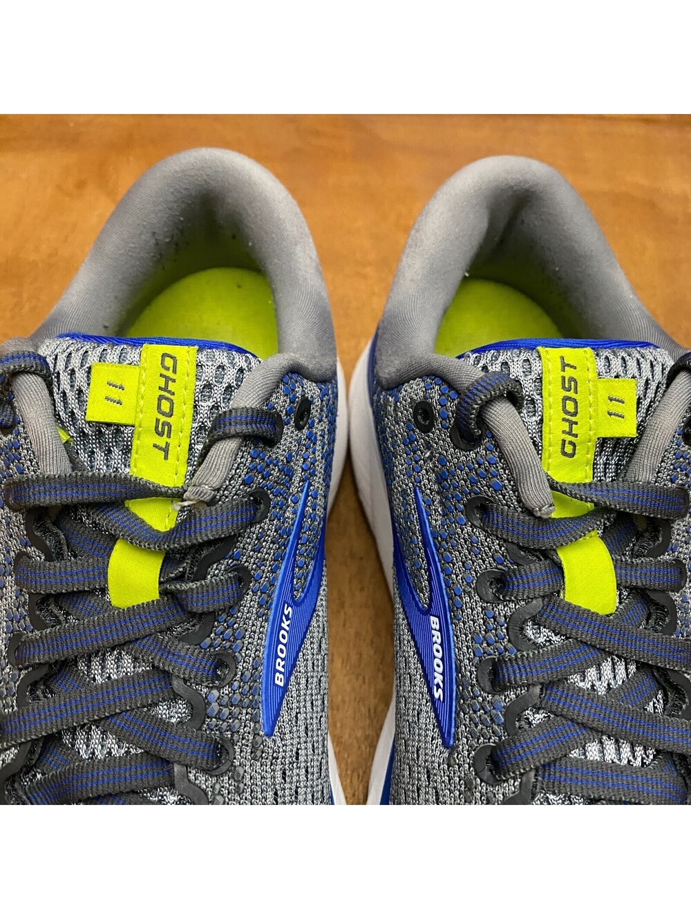 Brooks Ghost 11 Shoes Mens Sz 8 Gray Blue Athletic Running Sneakers 1102881D006 - Picture 9 of 15